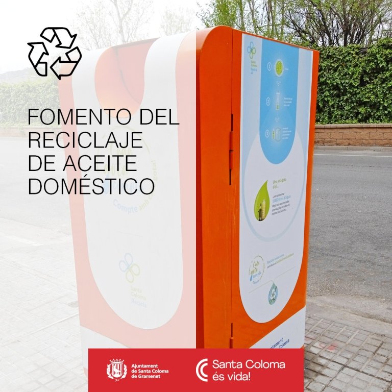 S’instal·len 12 nous contenidors de reciclatge d’oli domèstic, arribant als 29