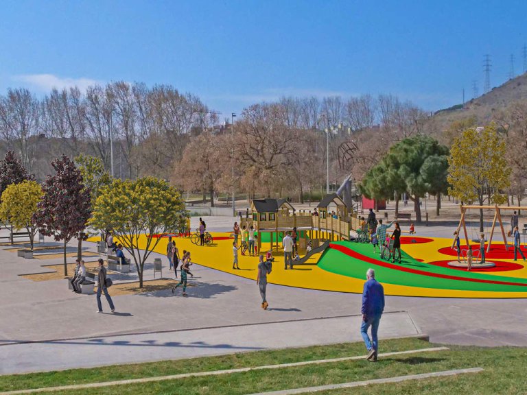 El parc de Can Zam tindrà una nova zona de jocs accessible