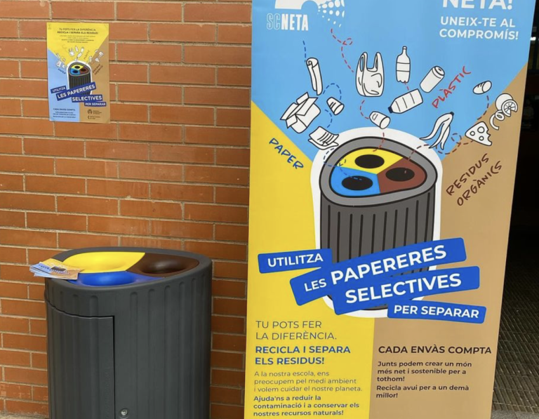 Santa Coloma impulsa el reciclatge de residus als centres educatius